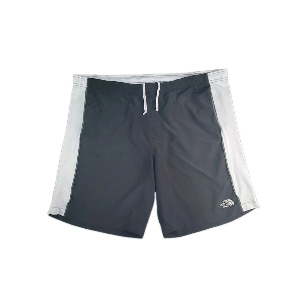The North Face Shorts Mens Sz L Black Gray FlashDry Pocket Gym Hiking C28-46